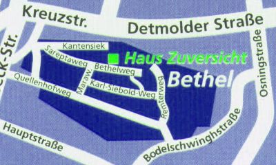 Anfahrt Bethel -> Bethelweg 25